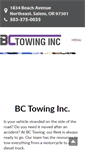 Mobile Screenshot of bctowing.com