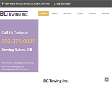 Tablet Screenshot of bctowing.com